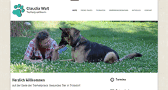 Desktop Screenshot of gesundestier.com
